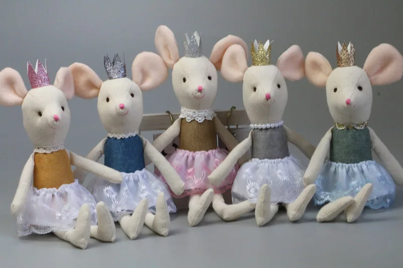 

Lovely Princess doll Christmas tree toys stuffed animal plush soft toy mouse cute baby hug dolls