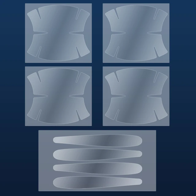 4/8pcs Car-styling Transparent Auto Door Handle Protection Film Stickers for Skoda Octavia Scala Rapid Kodiaq Fabia Superb Karoq AB-8PCS