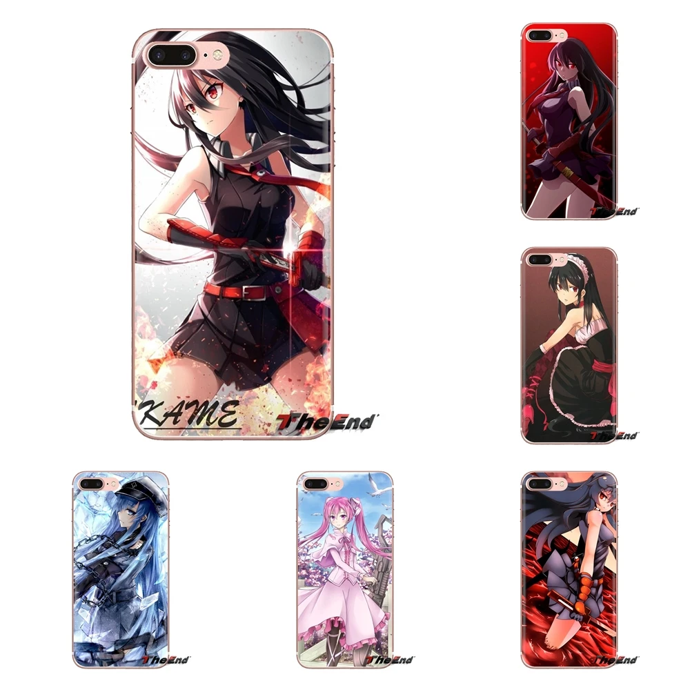 Transparent Soft Cases Covers For Huawei Mate Honor 4C 5C 5X 6X 7 7A 7C 8 9 10 8C 8X 20 Lite Pro Akame Ga Kill Girls Leone |