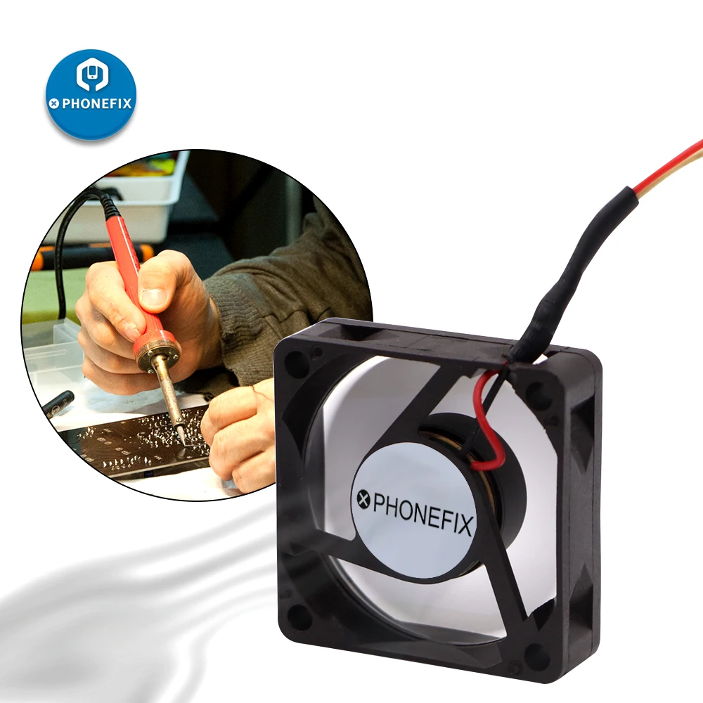 PHONEFIX 5 В USB курительный вытяжной вентилятор 3 см 7 см USB припой поглотитель дыма для ремонта пайки мобильного телефона