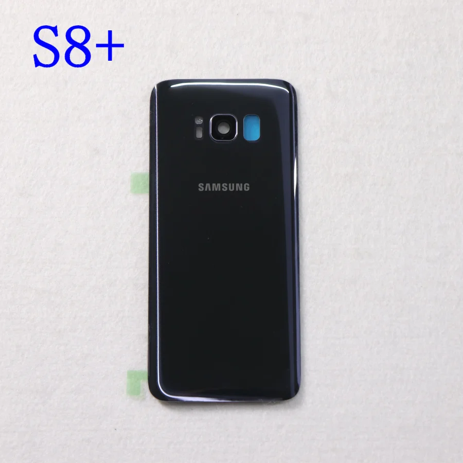 S8 Plus gray Samsung задняя Батарея Крышка для samsung Galaxy S8 G950 SM-G950F G950FD S8 плюс S8+ G955 SM-G955F G955FD сзади Стекло чехол - Цвет: S8 Plus gray