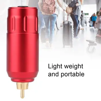

Wireless Power Supply Ultra Light Mobile Battery Pack 1200mAh RCA Connection for Tattoo Pen Machine Microblading Makeup Supplies