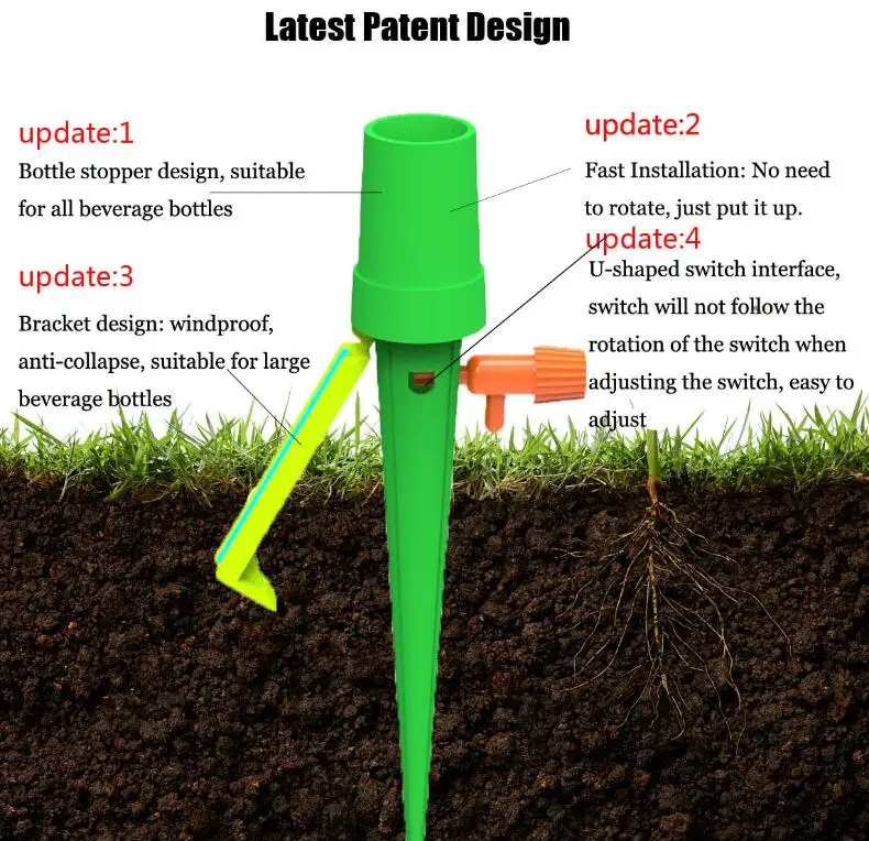 

1pcs Automatic Watering Kits Garden Supplies Irrigation Adjustable Stakes Device System Houseplant Spikes Plant Potted Flower