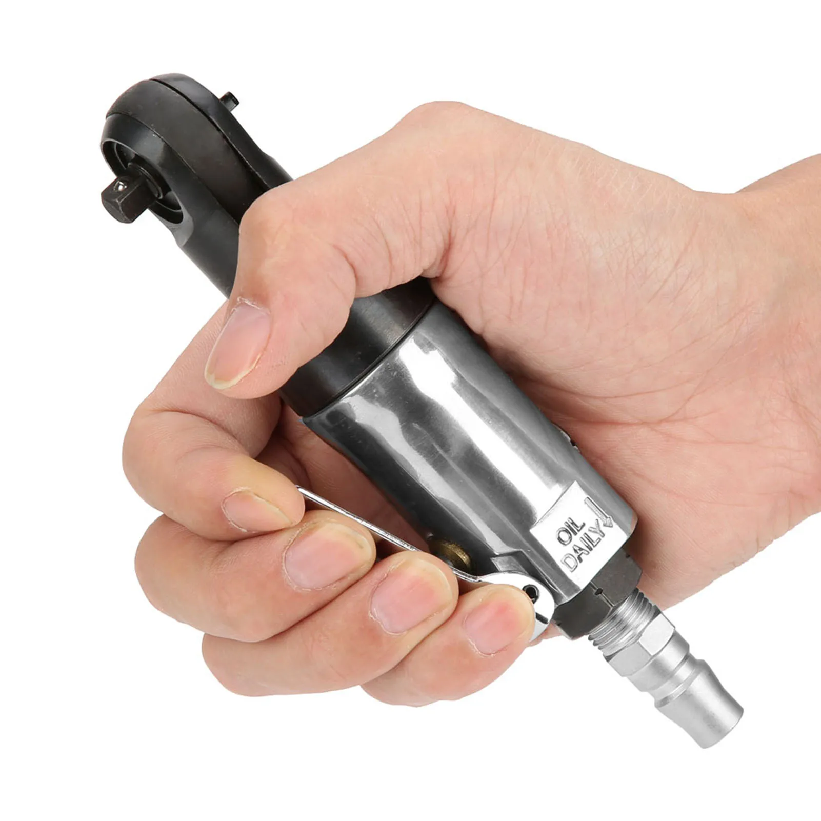 Pneumatic Ratchet Wrench 1/4" 3/8" Square Drive CCW CW Straight Shank Mini Car Tools Japanese Connector
