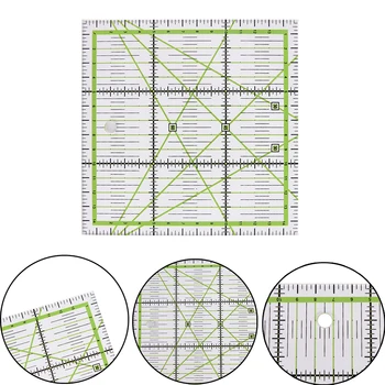

1pc Transparent Quilting Patchwork Ruler Cutting Tool Tailor