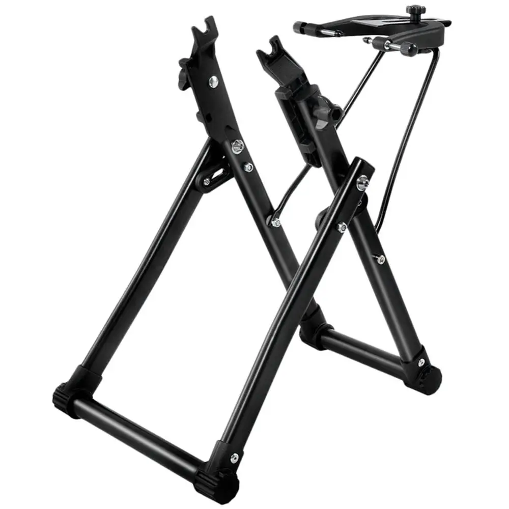 Стойка для колесиков для велосипеда, домашняя Механическая подставка для ремонта, домашняя подставка для ремонта - Цвет: Черный