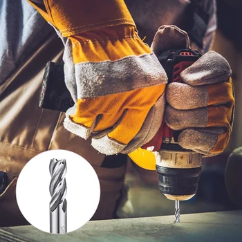 

10 Pcs 4-Flute End Mill Bits HSS CNC Straight Shank Drill Bits Cutter Tool Set for Wood Aluminum Steel Titanium