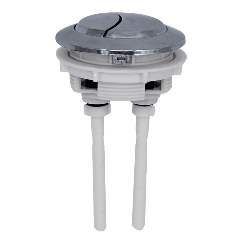 Bathroom toilet tank accessories Double push button switch One-piece flush toilet push valve