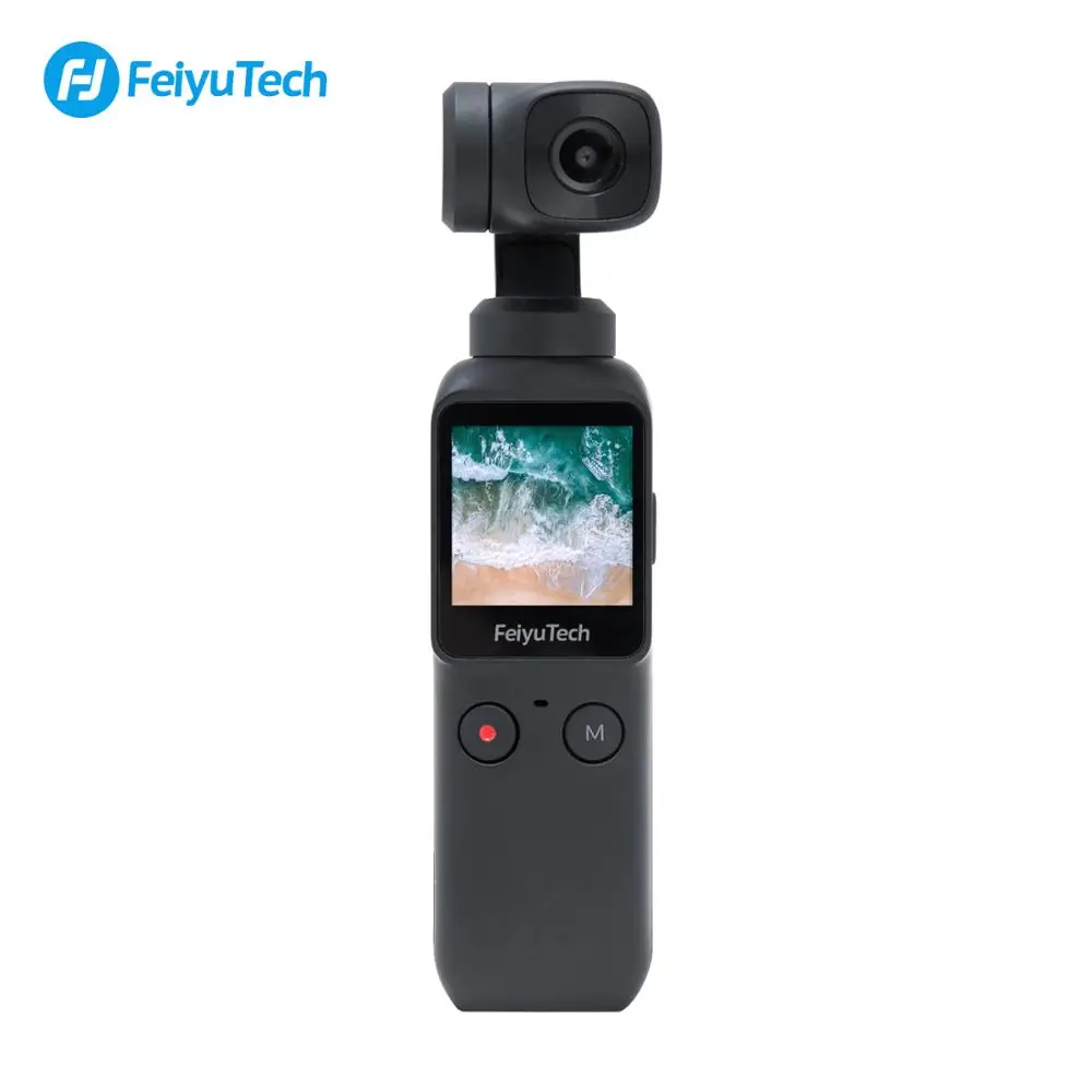 US $249.00 Feiyutech Pocket Stabilized Action Camera 6Axis Hybrid Stabilization 4K 60fps 270 Mins Handheld Feiyu Gimbal Stabilizer