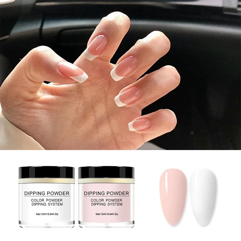 Manicure em pó Moda Terno Glitter pó Unhas Manicure Gel Unha Polonês Cromo Pigmento Borracha Selo Camada Dessecante 2021 Dip 6 Brilho p unha