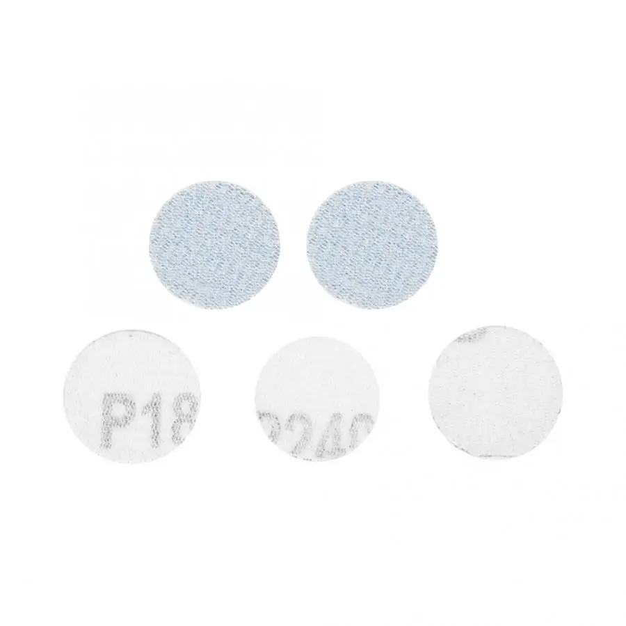 100 шт 25 мм глинозема смесь зернистости шлифовальный диск шлифовальная полировка бумажные колодки абразивная наждачная бумага набор