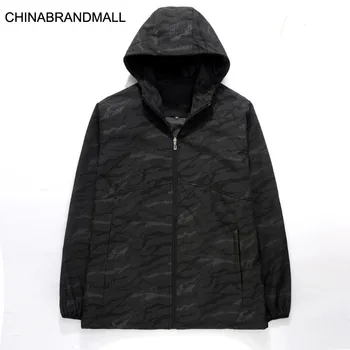 

Autumn Men Plus Fat Plus Size Outdoor Leisure Sports Waterproof Speed Dry Camouflage Charge Clothing
