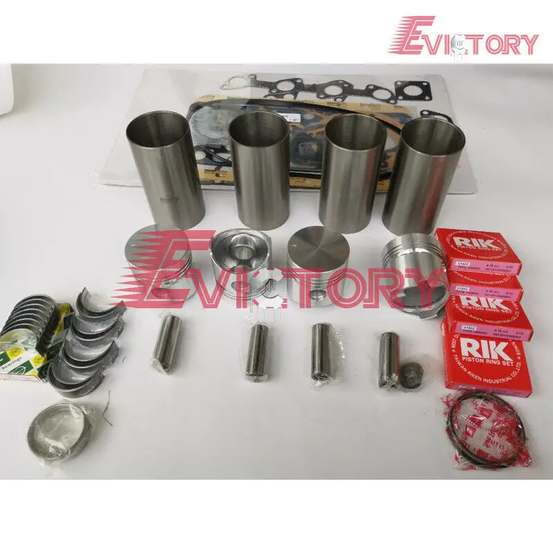 

KUBOTA V1902 V1702 valve piston + ring liner gasket bearing set