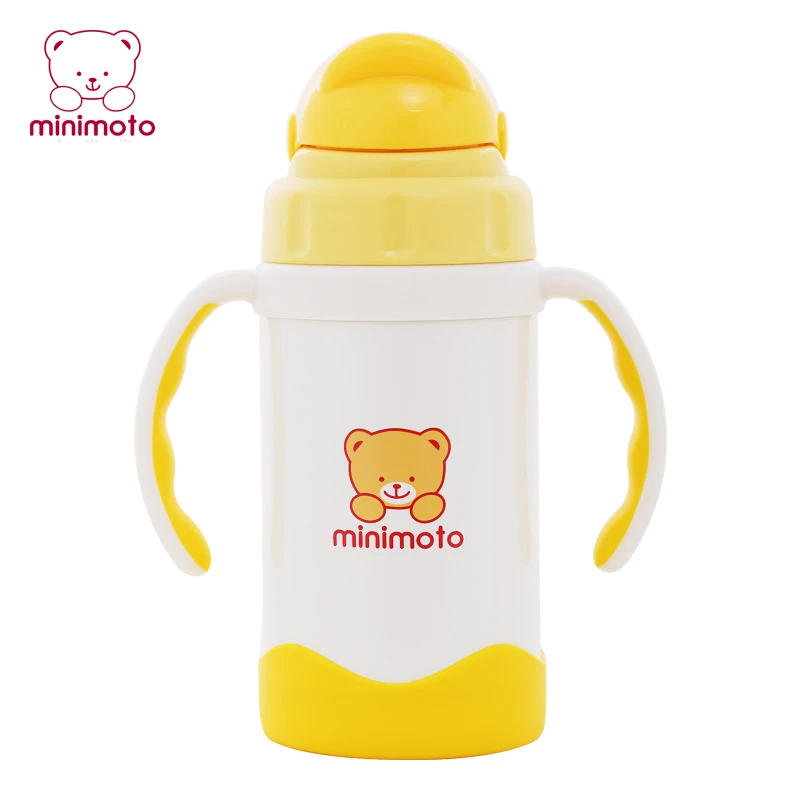 

Baby Vacuum Insulation Learning Drinking Straw Cup Babies Drinkware Child Cups Hot Water Bottle Feeding Flasks 280ml