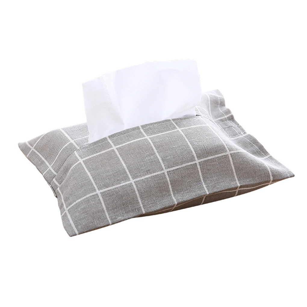 Коробка для салфеток из хлопка и льна бумажная сумка хранения полотенец