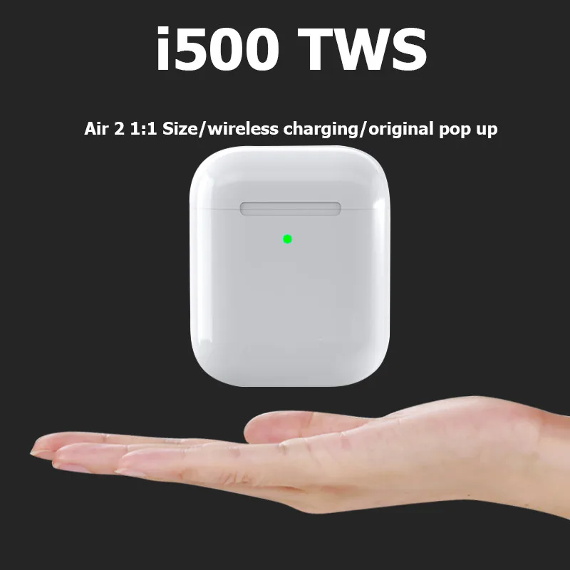 

I500 TWS sans fil Bluetooth йcouteur 1:1 dans l'oreille Pop-up pour APPLE 1:1 Airpods casque tactile contrфle Super stйrйo basse