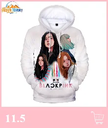 BLACKPINK 3D толстовки на молнии для женщин молния Корея популярная Толстовка Новый стиль Мода balckpink толстовка одежда