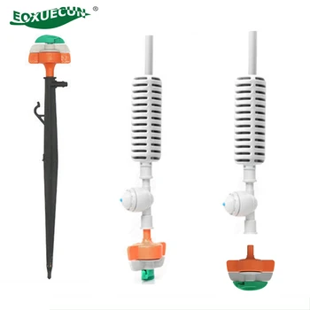 

10PCS Garden Micro Sprinkler Water Misting Cooling System Kit High Pressure PE Hose Plant Watering System Set of Drip Irrigation