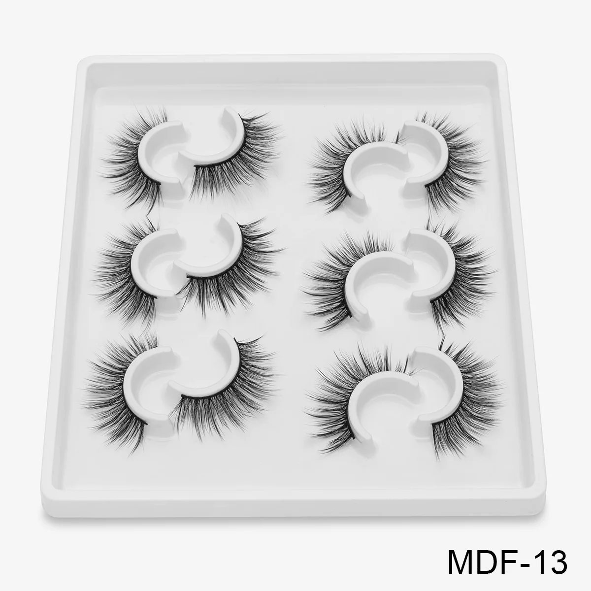 Ресницы из синтетического волокна - Цвет: MDF-13