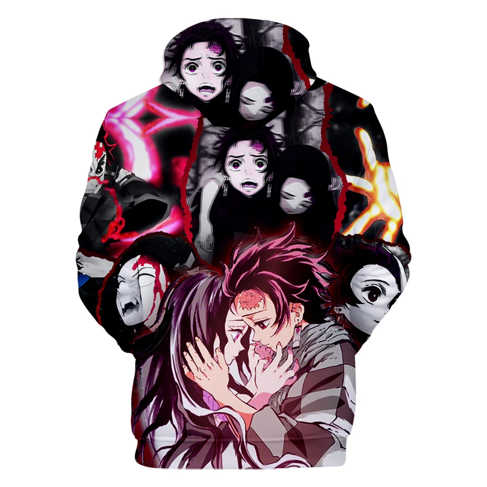 Толстовка Persoonlijkheid 3D Aankomst Demon Slayer Kimetsu geen Yaiba, толстовки, Толстовка Mode Trend Stijl Mannen/Jo Coa Game