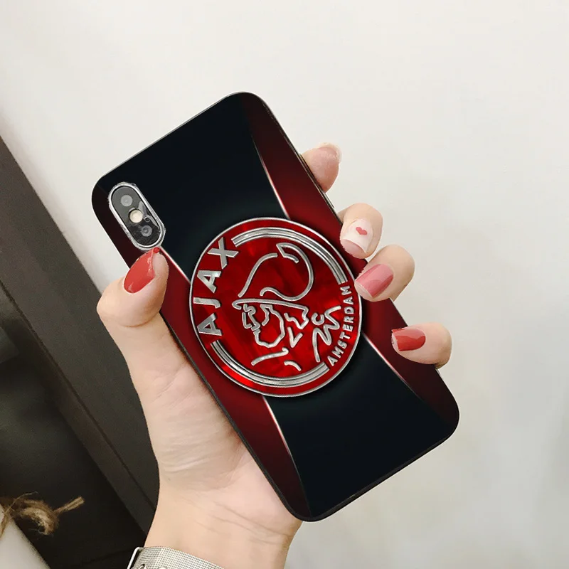 Чехол для телефона Ziyech чехол для iphone DIY для Ajax FC Чехол черный мягкий TPU Tadic для iphone 11Pro X XR XS MAX 7 8 7plus 6 6S 5S SE 5