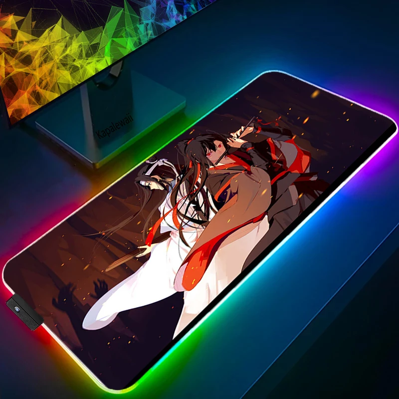 RGB Gaming Mouse Pad Computer Mousepad Gamer Mause Pad Large Mouse Mat