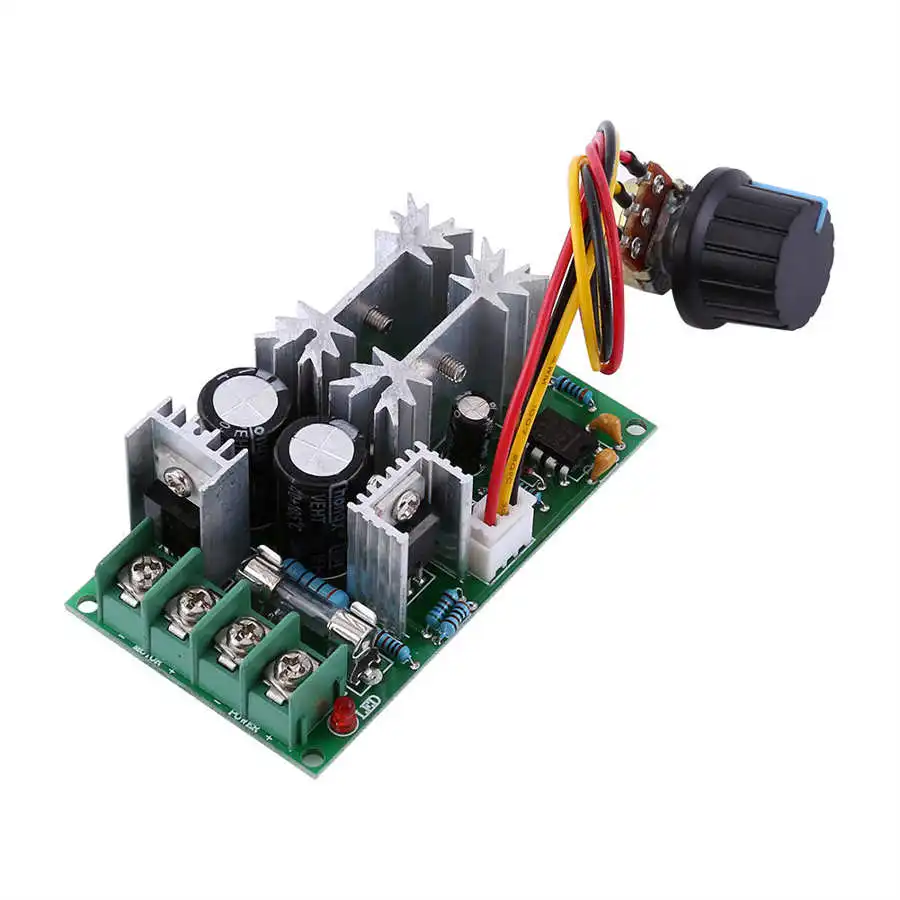 Controlador de DC10-60V de 20A, interruptor de voltaje de corriente, módulo de alta potencia