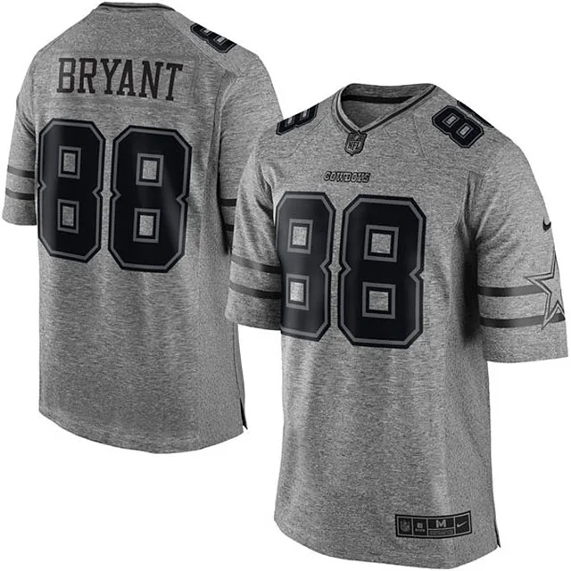 AS PICTURE Сшитые мужские футболки Dallas#88 Dez Bryant Game color Rush - Цвет: AS PICTURE