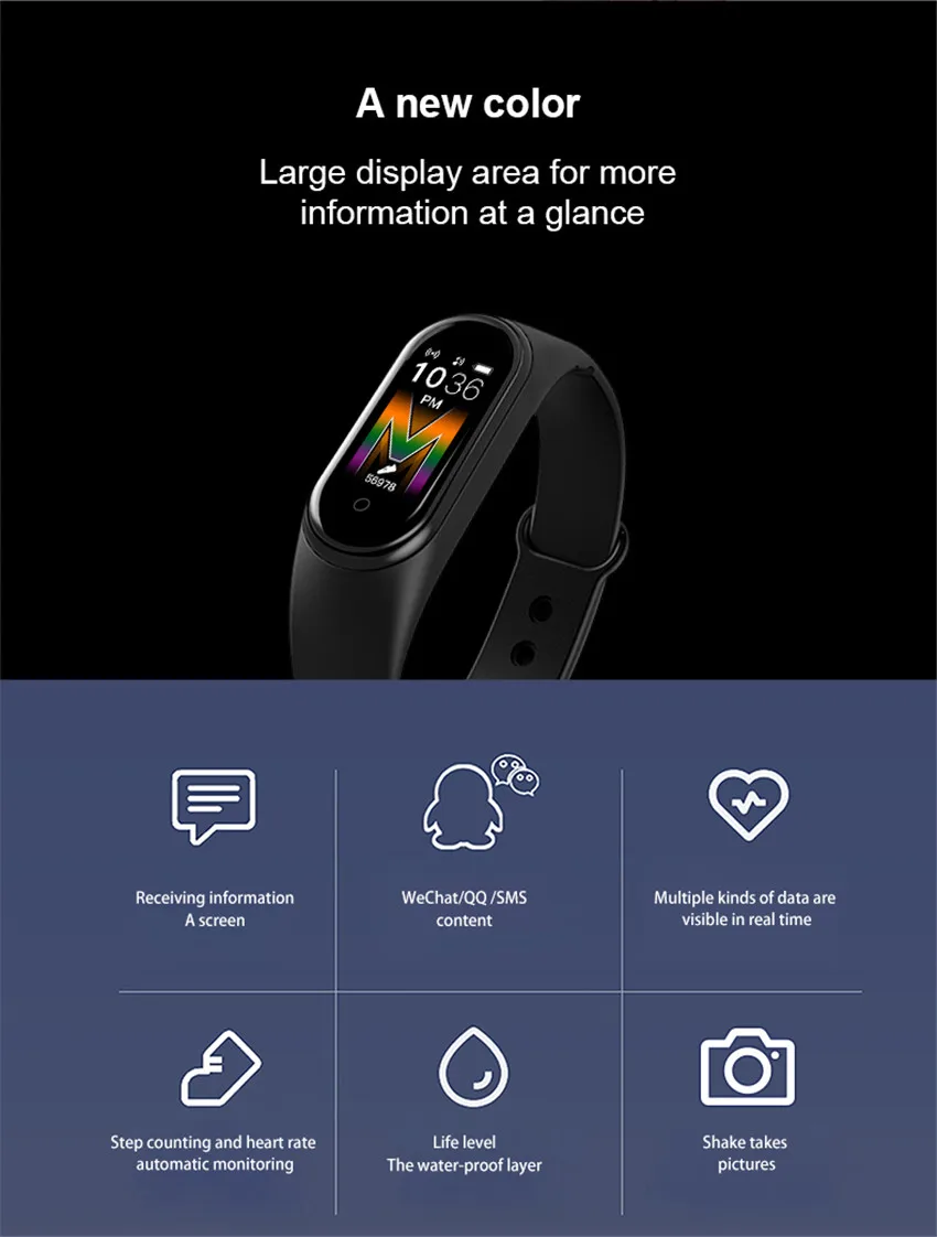for xiaomi mi band 5 smart watch 1 (12)