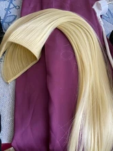 Extensiones de Cabello sintético de 24 pulgadas, 50 gramos, 100 gramos, Color degradado, marrón, gris, Rubio, cadena, Halo