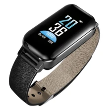 IP67 водонепроницаемый браслет для смарт-часов спортивные фитнес-трекер часы умный браслет с эргономичными наушниками для женщин и мужчин