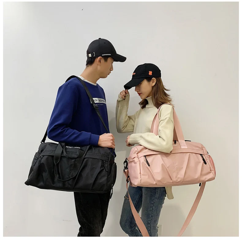 Женская спортивная сумка, сумки для йоги, женская спортивная сумка для фитнеса, черная сумка, рюкзаки, Портативная сумка для путешествий, тренировочная сумка с отделением для обуви, для улицы