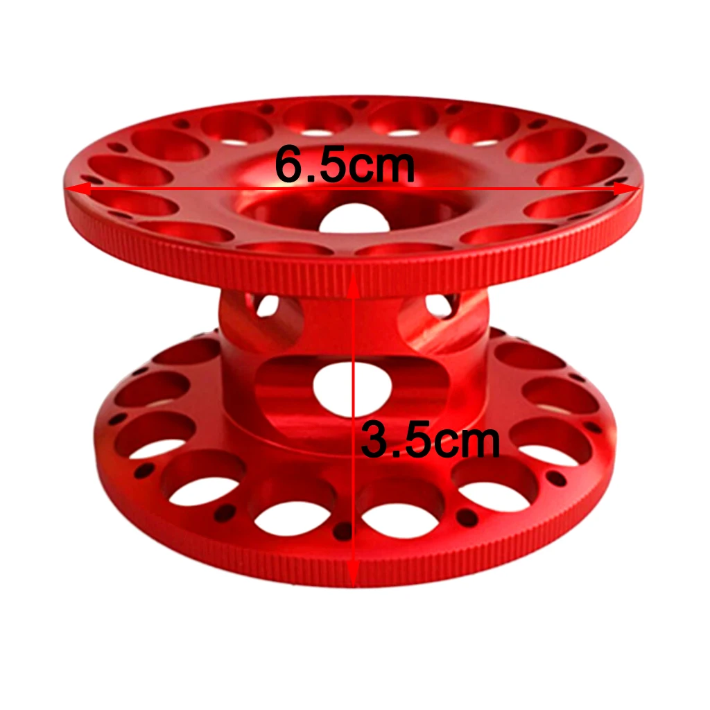 Легкий компактный Дайвинг Finger Reel Tech Spool красный фиолетовый