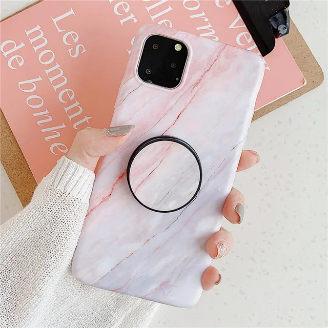10 шт. для iPhone XS max чехол модный держатель подставка силиконовый мягкий чехол для телефона Iphone 11 Pro XR XS max