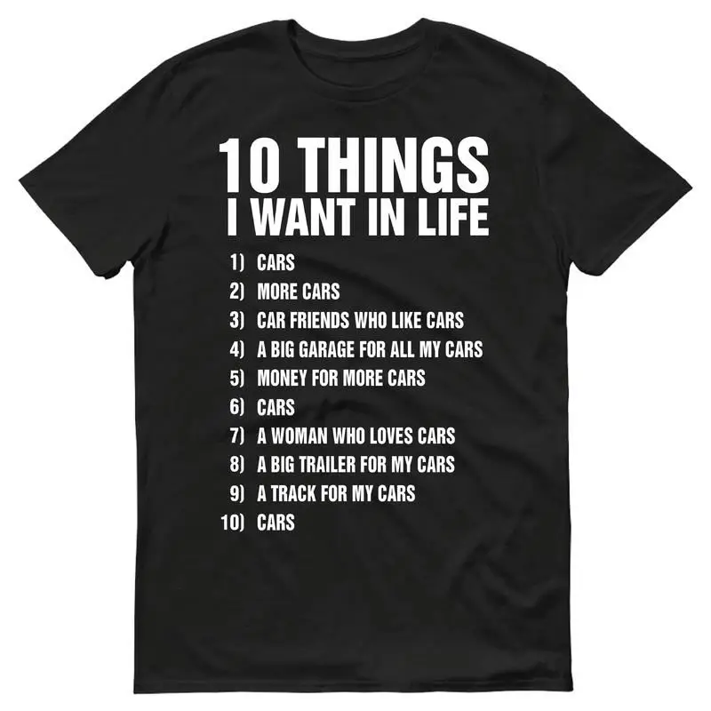

2020 Summer Style 100% cotton Things Mens Funny Car T Shirt Gift for Him Dad Car T shirt