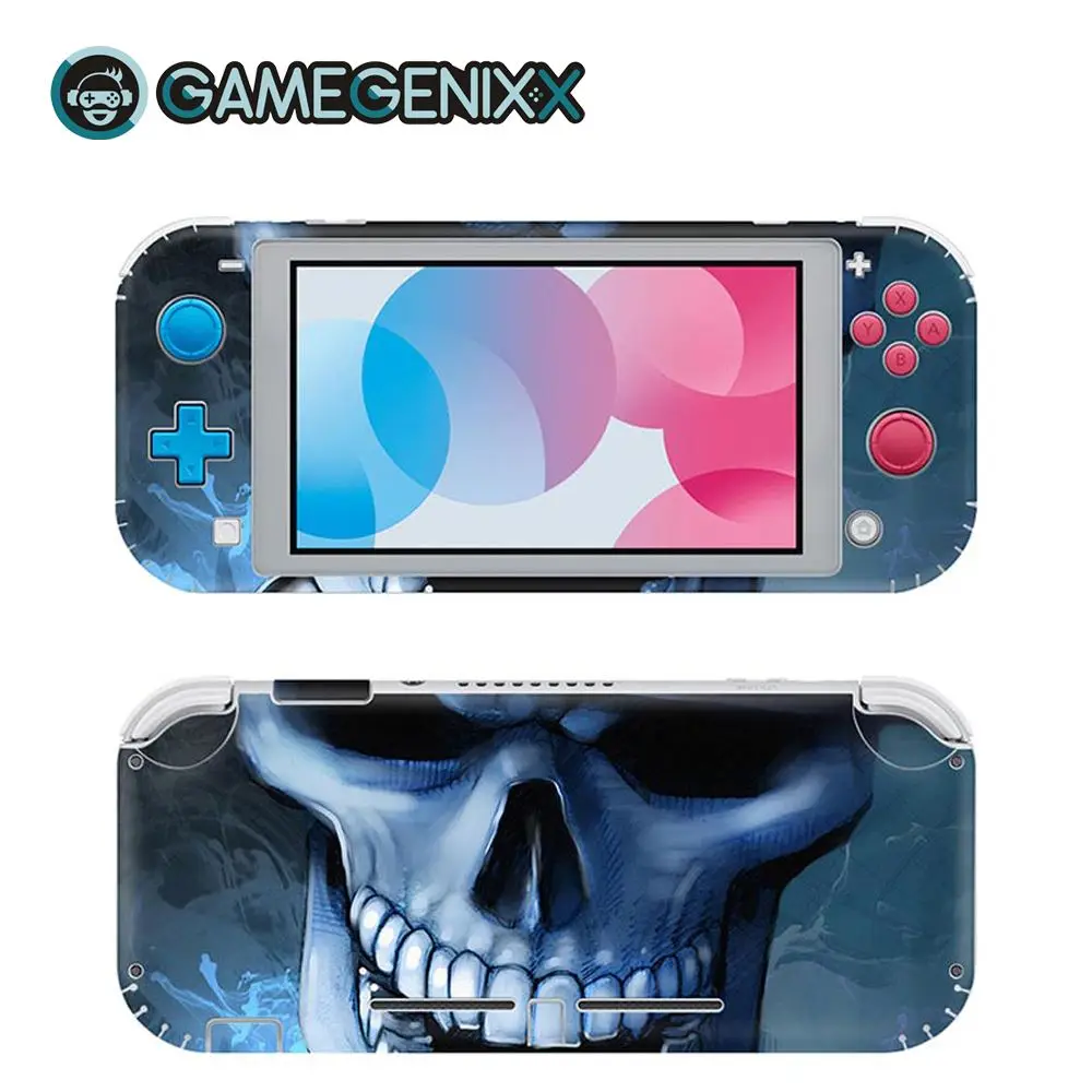 GAMEGENIXX Кожа Наклейка Защитная Наклейка Обложка для nintendo Switch консоли Joy-Con Dock-Skull