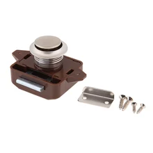 Замок шкафа ящика Keyless кнопочная защелка шкафа для Rv/Motorhome морской лодки яхты коричневого цвета