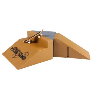 

Skate Park Kit Ramp Parts Finger Skateboard Ultimate Parks Training Props Novelty Finger Skateboard Toy