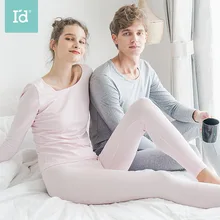 Зимнее красочное сексуальное термобелье, костюм для женщин, облегающий женский интимный комплект, теплые женские пижамы