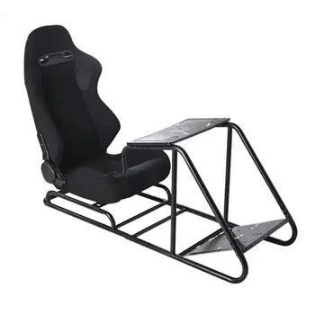 

Epman Adjustable PVC 2-Color Driving Seat Gaming Simulator Chair Gaming Racing Seat W/ Pedal +Shifter Mount JBR1012