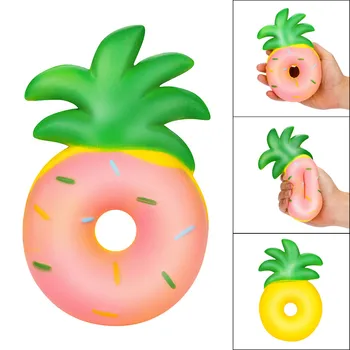 

Squishy Doughnut Pineapple Rising Squeeze Charm Kawaii Toy Stress Reliever Toys Purchasing Free shipping H5