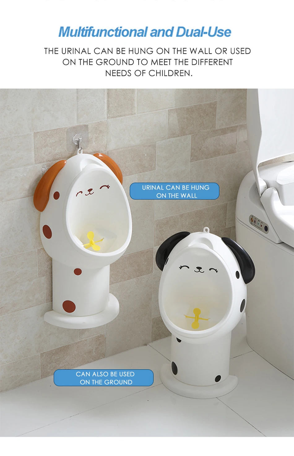 Детский Писсуар для мальчиков ясельного возраста настенный крюк горшок для туалета обучающий дети стенд вертикальный Регулируемый Писающий мальчик Туалет
