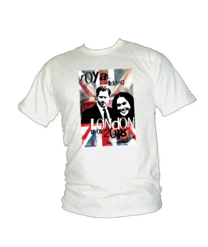 Alternative Konigliche Hochzeit Harry Meghan London Punk Stil Herren T Shirt |