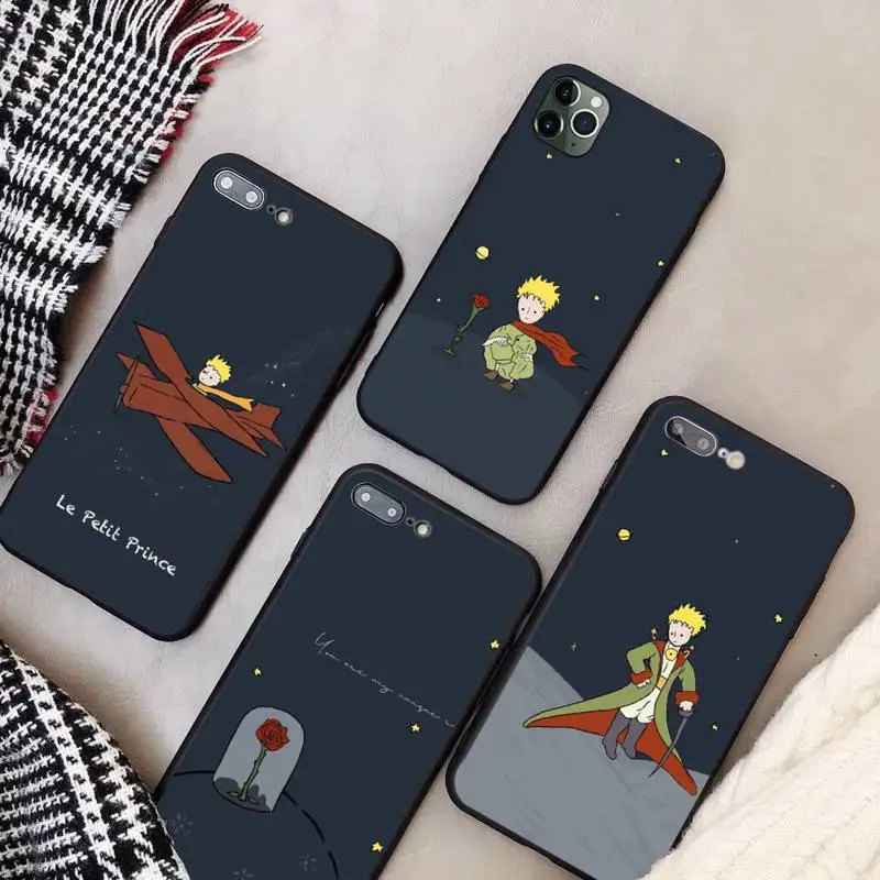 

The Little Prince Cartoon Fundas Coque Etui For IPhone 11 Pro Max Case Iphone 12 Mini XR XS 7 8 Plus Cover Accessories