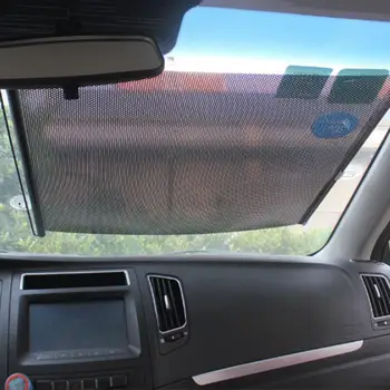 

40*60cm Adjustable Car Front Windshield Frost Sun Visor Shade Prevent Dust Cover Universal Sunshades Car Exterior Accessories