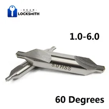XCAN 1 шт. 1,0/1,5/2,0/2,5/3,0/3,5/4,0/5,0/6,0 центр HSS сверла для сверления металла Инструмент Ключ Копировать дубликат машина сверла по металлу