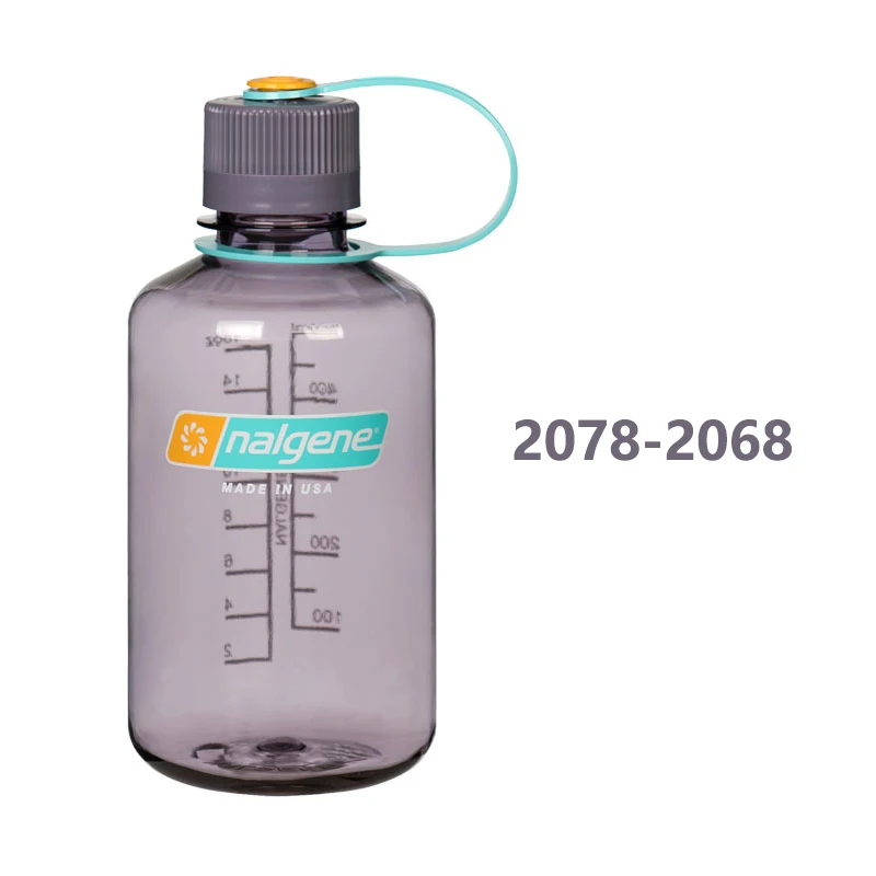 Nalgene Студенческая спортивная чашка для воды, Модная Портативная Герметичная Бутылка, пластиковый чайник, 500 мл, для пеших прогулок, велоспорта, путешествий - Цвет: 2078-2068