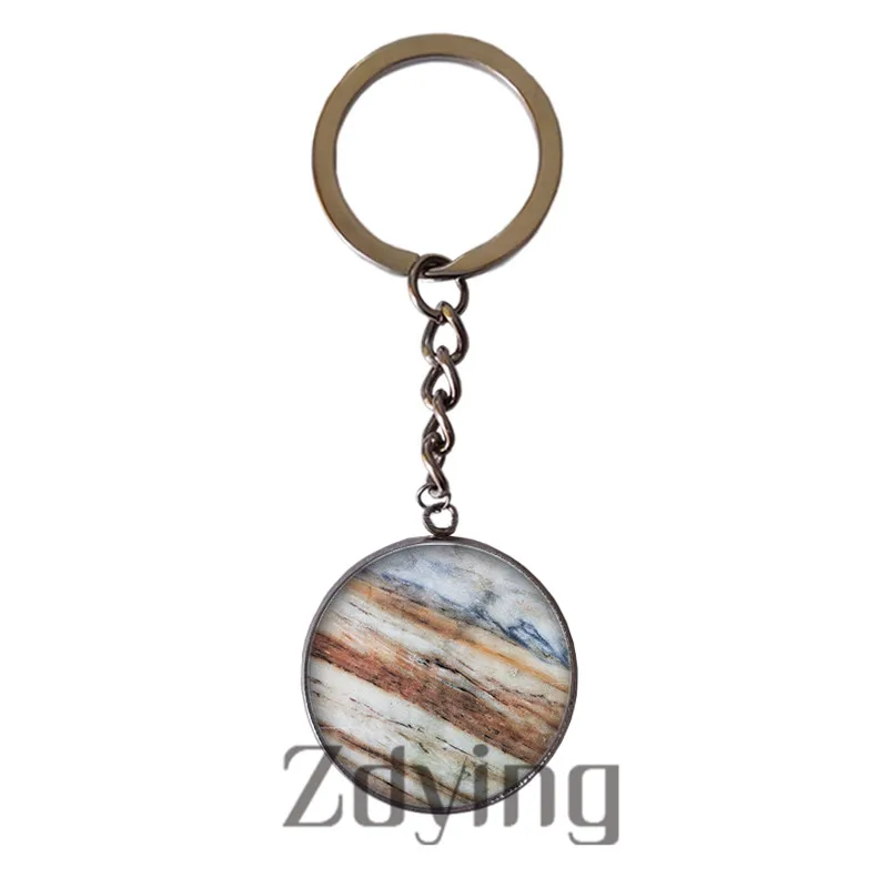 Zmo 2019 текстура мраморного камня Charm брелок со стеклянным кабошоном мраморный фото
