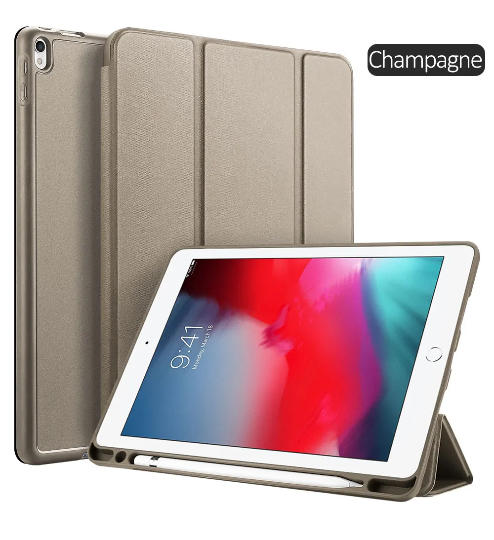 Mart чехол для iPad Air 3 гладкая кожа PU кожаный чехол для iPad Pro 10,5 авто сна/Пробуждение легкая подставка чехол