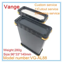 4 шт./лот экструзионные профили соединительные металлические ящики 96*33*140 мм 6063-T5 алюминиевый корпус diy для электрическая печатная плата